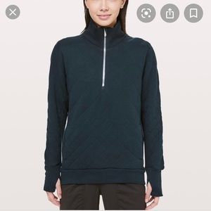 Lululemon Forever Warm Pullover Zip Sweater 6